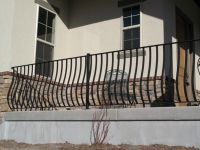 iron-anvil-railing-belly-rail-single-top-flat-bar-gold-medallion