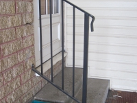 10-0120-Iron-Anvil-Railing-Single-Top-Simple-tube steel-Assit-